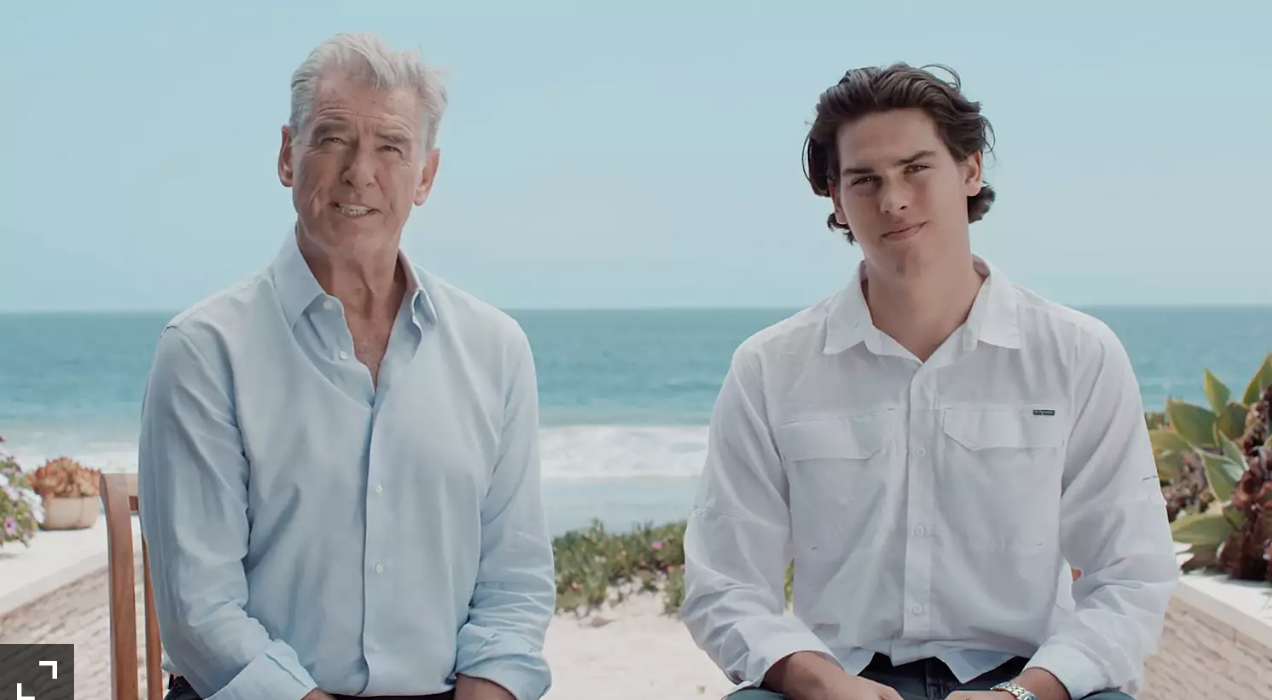 Pierce Brosnan, 69, and his 21-year-old a filmmaker/environmental activist son Paris