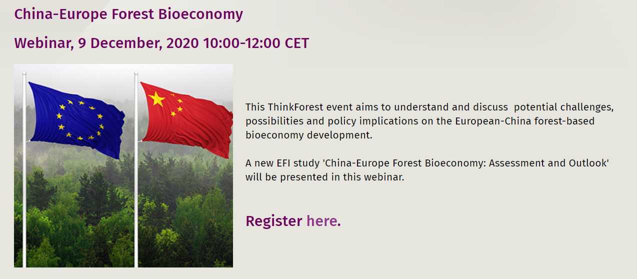 China-Europe Forest Bioeconomy_EFI China-Europe Forest Bioeconomy_EFI