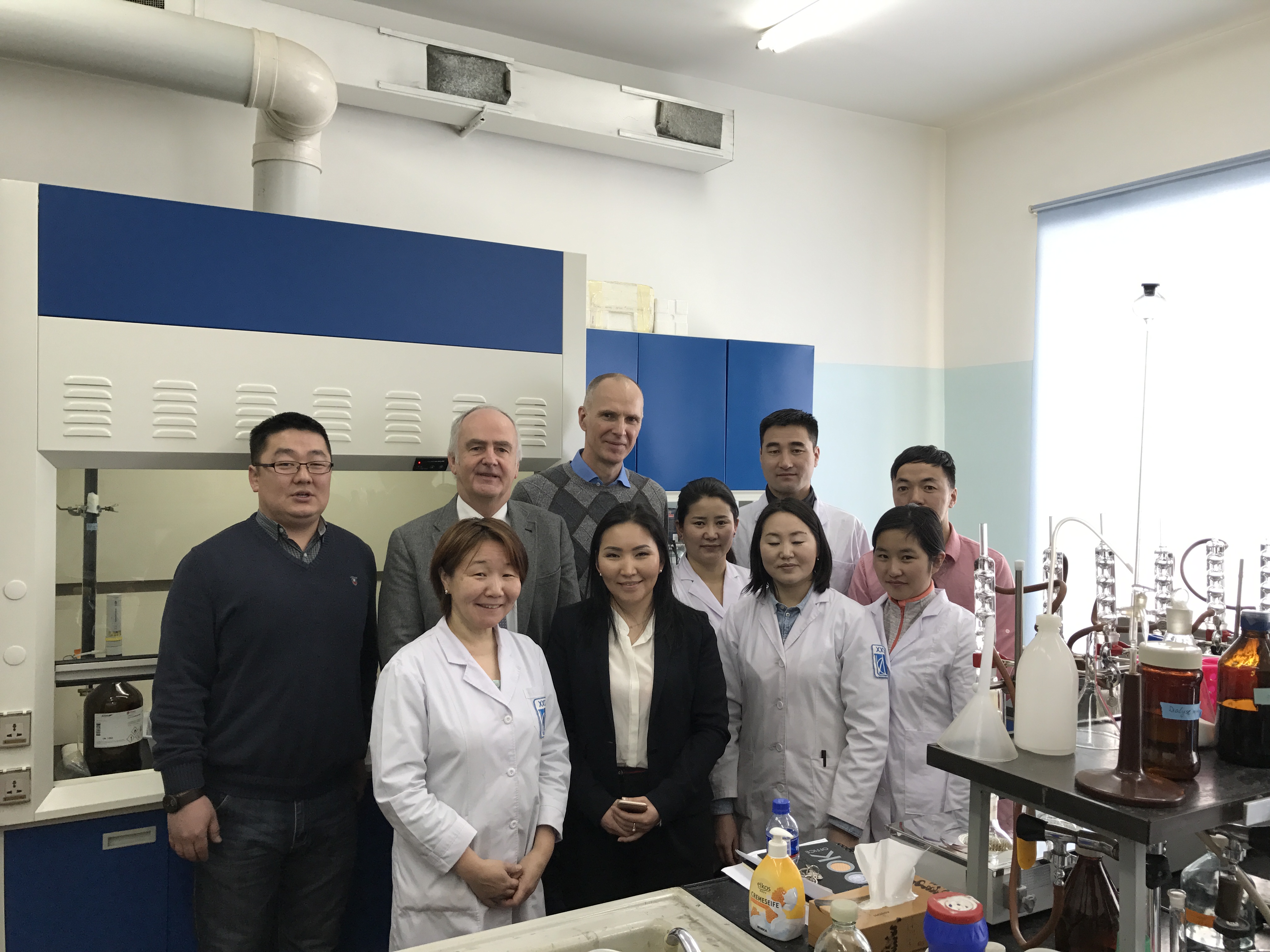 Laboratory training in Mongolia