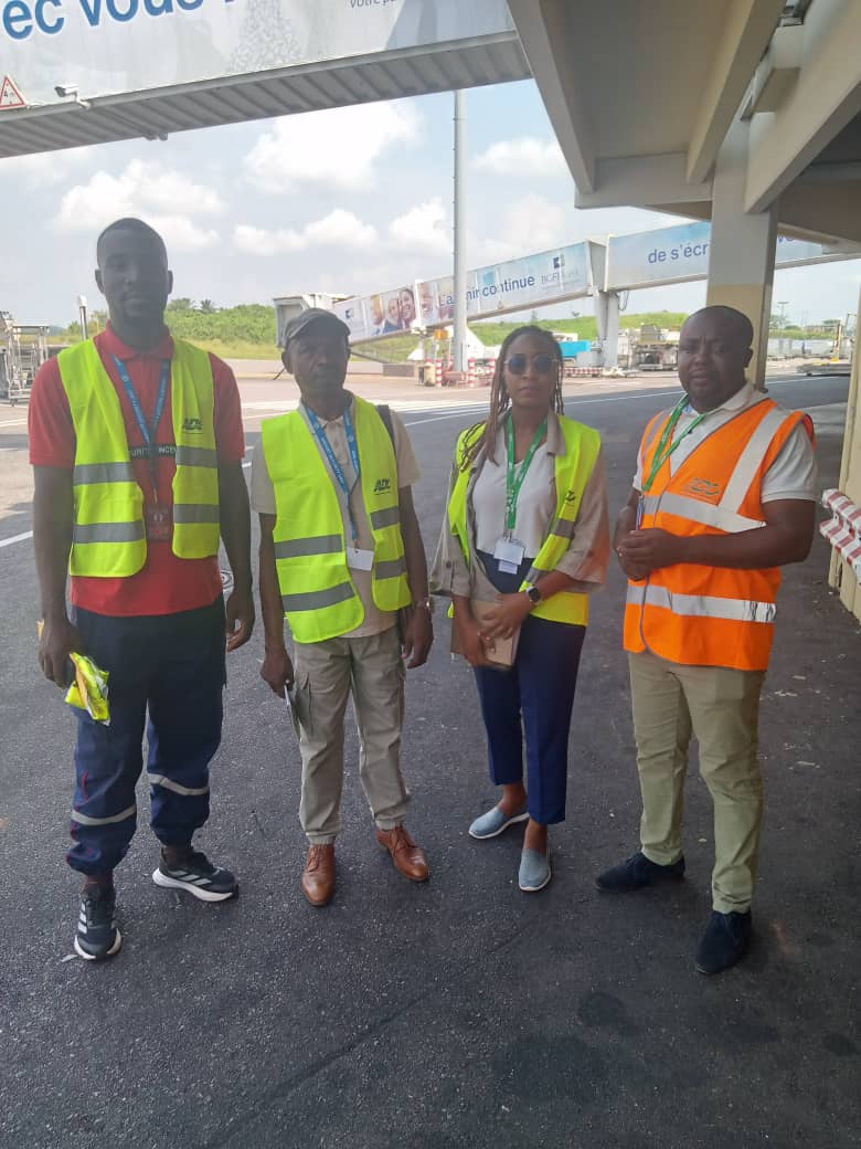 Site visit for fire fighting foam inventory in the airport