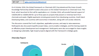 GFC CoP discussion 1 summary