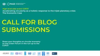Call for blog submission circular economy