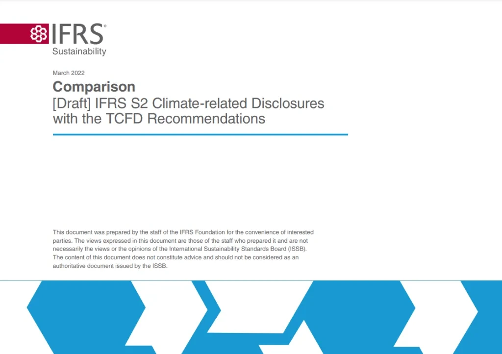 IFRS TCFD comparison