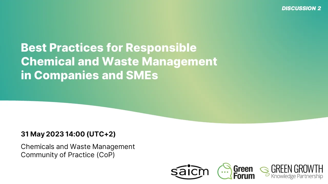 Discussion 2 Presentation_Chemicals and Waste Management CoP