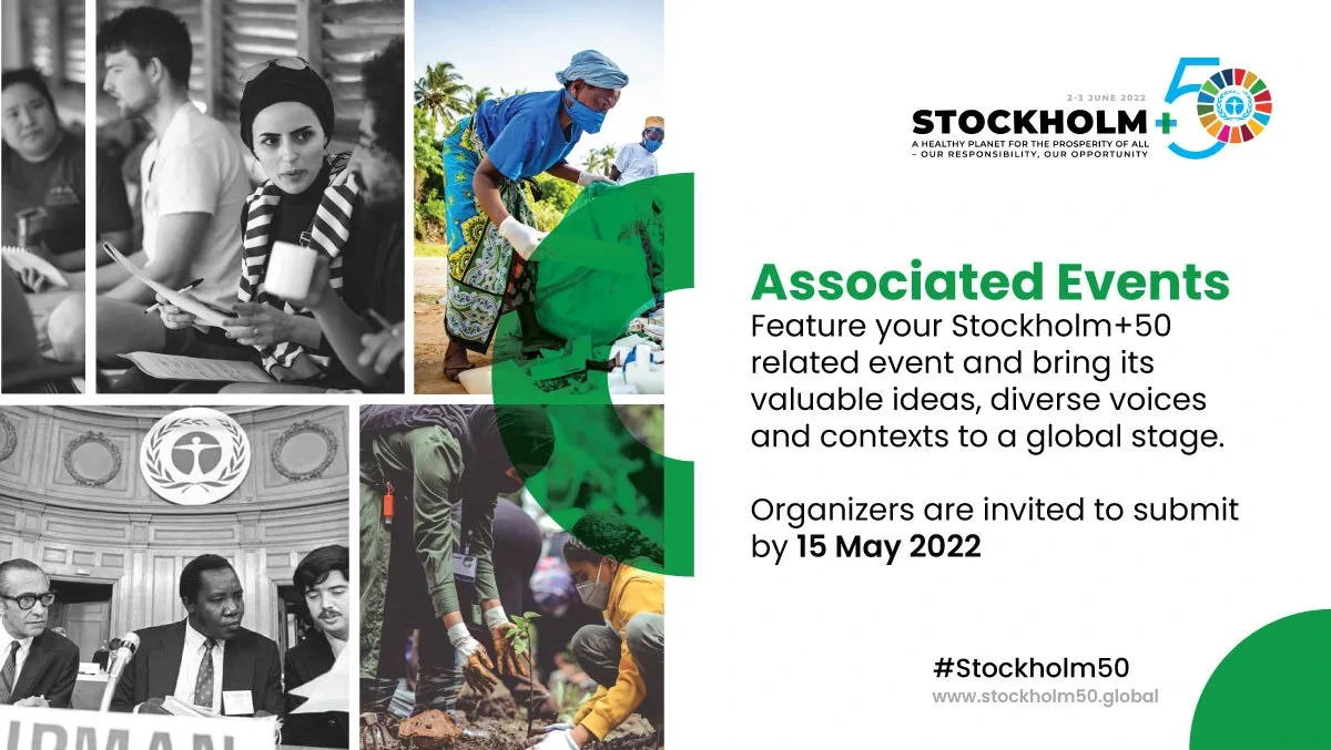Stockholm+50 Associated Events card